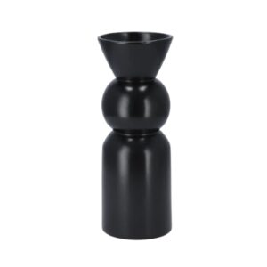 Vaza ceramica neagra